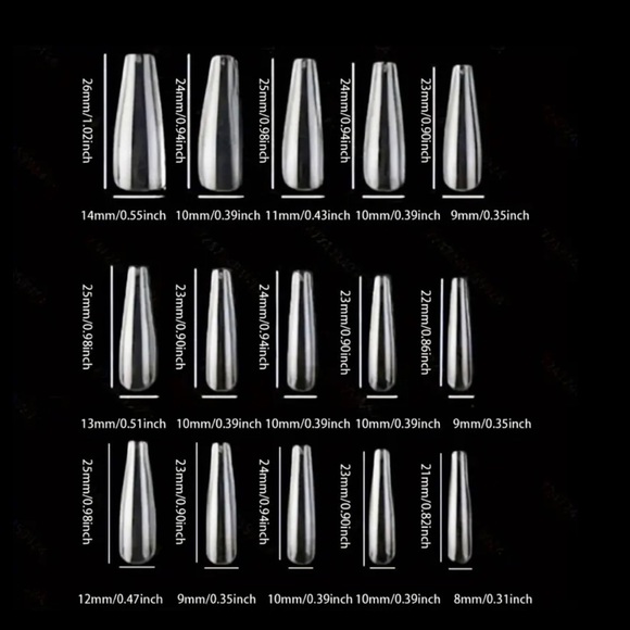 Gorgeous handmade 3D press-on pink and purple charm nails. (Nail Glue Included!) - Picture 2 of 7